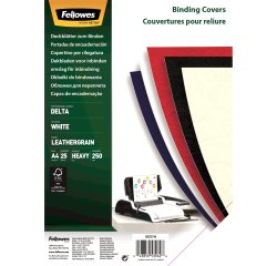 Fellowes FSC Certified Leathergrain Covers