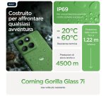 Motorola edge 60 con Moto AI (8/256GB, Fotocamera 50+50+10MP, selfie 50MP, Display 6.67" pOLED 120Hz, MediaTek Dimensity 24M, batteria 5200mAh, ricarica 68W, Android 15), PANTONE Shamrock