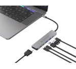 Conceptronic DONN33G replicatore di porte e docking station per laptop Cablato USB 3.2 Gen 1 (3.1 Gen 1) Type-C Argento
