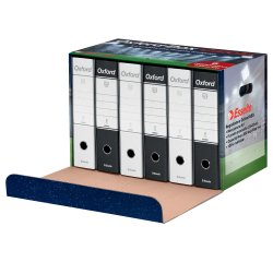 Esselte OXFORD BOX CALCIO 6xG85 (Bianco - Nero)
