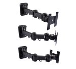 Lindy LCD and LED Multi Joint Cantilever TV Wall Bracket Mount upto 10kg, Black