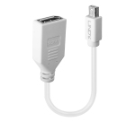 Lindy 41021 cable DisplayPort 0,15 m Mini DisplayPort Blanco