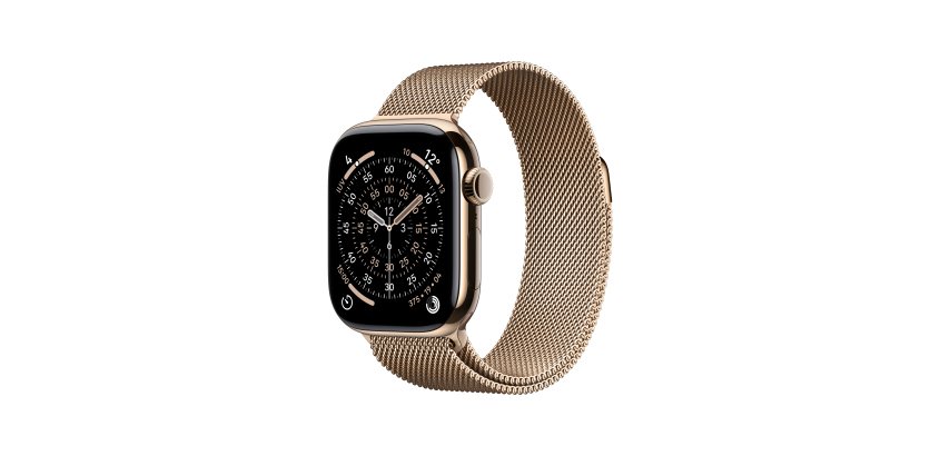 Apple Watch Series 11 OLED 42 mm Numérique 374 x 446 pixels Écran tactile 5G Titane Wifi GPS (satellite)