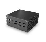 Lindy 43378 base para portátil y replicador de puertos Alámbrico USB 3.2 Gen 2 (3.1 Gen 2) Type-C Gris