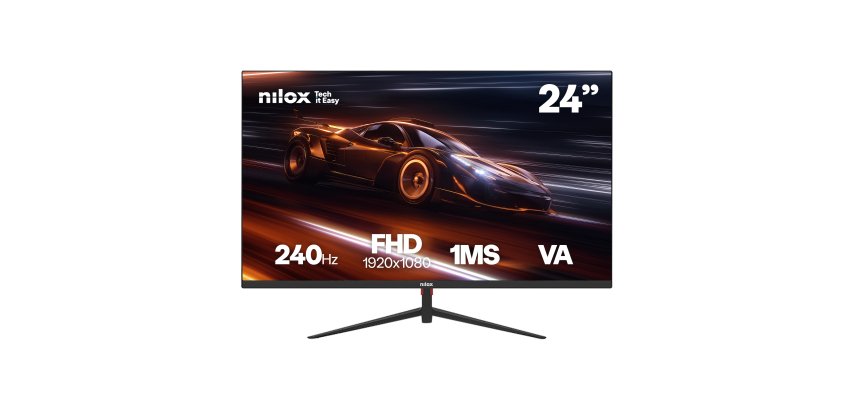 Nilox MONITOR 24 GAMING FHD 240HZ Monitor PC 61 cm (24") 1920 x 1080 Pixel Full HD LCD Nero