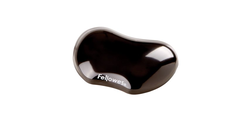 Fellowes 9112301 poggiapolso Poliuretano Nero