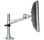 StarTech.com Desk Mount Monitor Arm - VESA or Apple iMac/Thunderbolt or Ultrawide Display up to 49" (30.9lb/14kg) - Articulating Height Adjustable Single Desktop Monitor Pole Mount - Clamp/Grommet - TAA