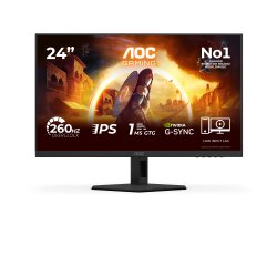 Ecran PC Aoc Gaming 24G4ZRE 23,8" 240 Hz Full HD Noir et Rouge