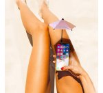 Celly Zero Pink Compact Sun umbrella
