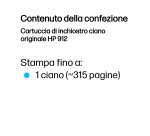 HP Cartuccia di inchiostro ciano originale 912