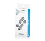 AISENS Lector De Tarjetas SD, Micro SD, MMC, Rs-MMC, MMC Micro, USB-A, Gris