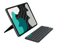 Logitech Flip Folio QWERTZ Suisse Bluetooth Graphite