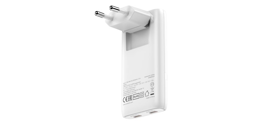 Verbatim 32355 chargeur d'appareils mobiles Ordinateur portable, Smartphone, Tablette Blanc Secteur Charge rapide Intérieure