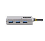 StarTech.com Hub USB-A à 4 Ports - Câble d'Extension USB 3.0 de 10m - Prolongateur USB Actif/Alimenté par Bus, Alimentation Optionnelle de 20W Incluse - Hub USB Type-A avec Protection ESD de Niveau 2