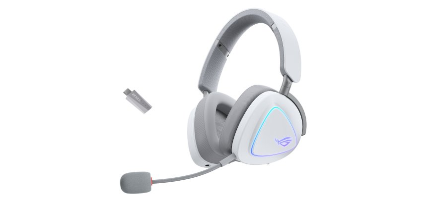 ASUS ROG Delta II Headset Wired & Wireless Head-band Gaming USB Type-C Bluetooth White