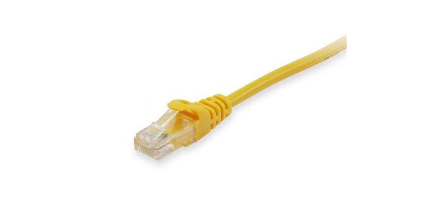 Equip Cat.6A U/UTP Patch Cable, 1m, Yellow