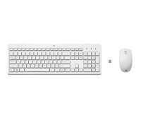 HP 230 Wireless Mouse and Keyboard Combo clavier Souris incluse RF sans fil AZERTY Belge Blanc