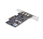 StarTech.com 5-Port USB PCIe Card, USB 3.2 10Gbps, PCI Express Card with 4x USB-C Ports, 1x USB-A Internal Port, USB PCIe Controller Card, Windows/macOS/Linux