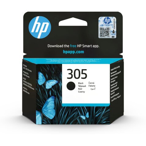 HP Cartouche d’encre noire 305 authentique