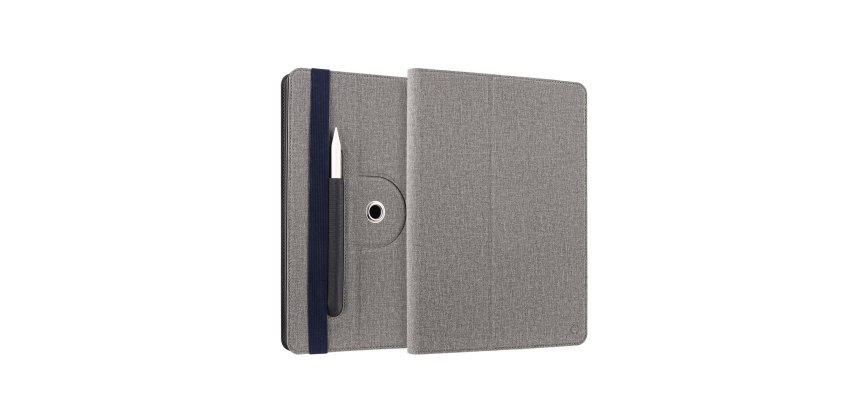Celly UNIROTTAB11GR custodia per tablet 27,9 cm (11") Custodia flip a libro Grigio