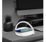 Celly WLLIGHTCIRCLEWH Caricabatterie per dispositivi mobili Fotocamera, Comandi di gaming, Cuffie, Telefono cellulare, Power bank, Smartphone, Orologio intelligente, Tablet, Orologio, Indossabili Bianco AC Carica wireless Interno