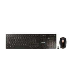 CHERRY DW 9100 SLIM teclado Ratón incluido Universal RF Wireless + Bluetooth QWERTY Español Negro