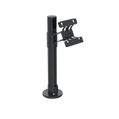 Ergonomic Solutions SpacePole POS SPV1301-02 accesorio para terminal de punto de venta Montaje POS Negro Metal 12 kg 75 x 75 mm 100 x 100 mm