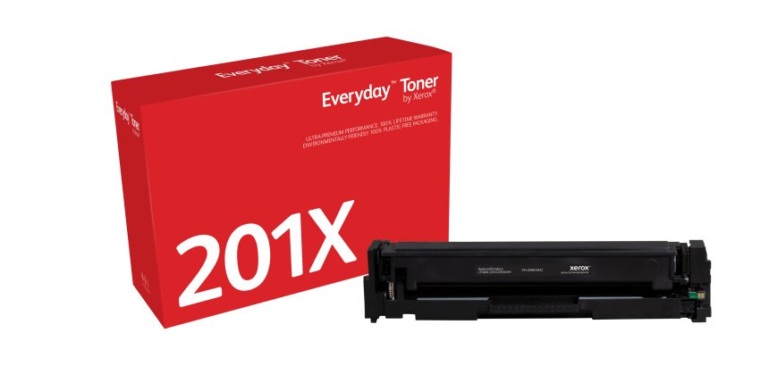 Toner Everyday™ _OEM_NAME_ Noir de Xerox compatible avec HP 201X (CF400X), Grande capacité