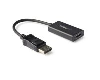 StarTech.com DisplayPort to HDMI Adapter - 4K 60Hz HDR10 Active DisplayPort 1.4 to HDMI 2.0b Video Converter - 4K DP to HDMI Adapter Dongle for Monitor/Display/TV - Latching DP Connector