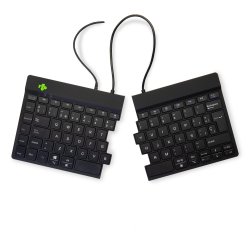 R-Go Tools Teclado ergonómico R-Go Split Break v2 con software de pausa, teclado dividido, QWERTY (ES), cableado, negro