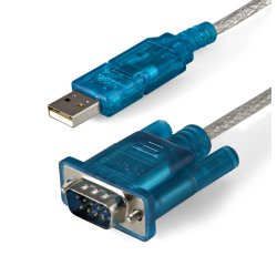 StarTech.com 3ft (91cm) 1-Port USB to RS232 DB9 Serial Adapter Cable, USB to Serial Adapter Cable - M/M