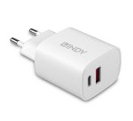 Lindy Chargeur USB Type A & C 20W