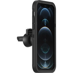 OtterBox Support de ventilation pour voiture pour MagSafe, fixation solide sur le ventilateur de voiture avec MagSafe, conçu pour être facile, solide et sûr à installer, compatible iPhone 14/iPhone 13/iPhone 12 Series, Noir