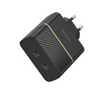 OtterBox EU Wall Charger 50W - 1X USB-C 30W + 1X USB-C 20W USB-PD, noir