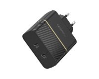 OtterBox EU Wall Charger 50W - 1X USB-C 30W + 1X USB-C 20W USB-PD, noir