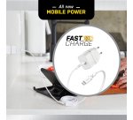 OtterBox EU Wall Charger 20W - 1X USB-C 20W USB-PD + USB C-Lightning Cable 1m, Cloud Dust White