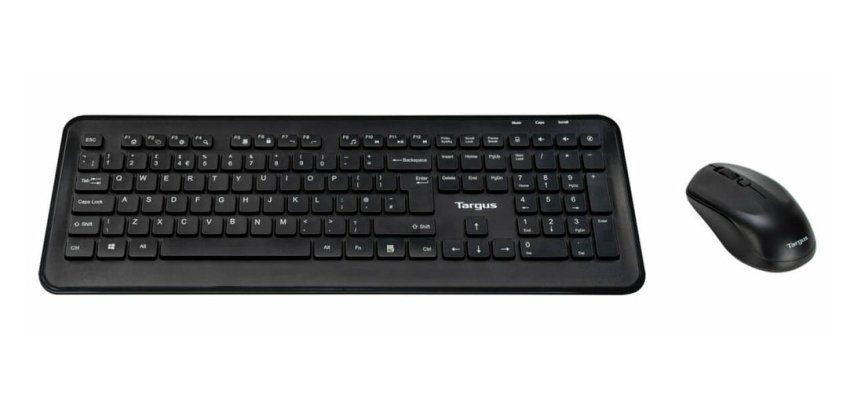 Targus AKM610UK clavier Souris incluse Universel RF sans fil QWERTY Anglais Noir