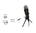 Equip 245341 Negro Micrófono de superficie para mesa