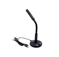 Equip 245340 Negro Micrófono de superficie para mesa
