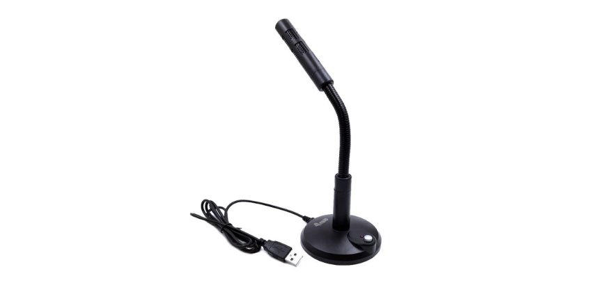 Equip 245340 Negro Micrófono de superficie para mesa