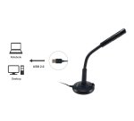 Equip 245340 Negro Micrófono de superficie para mesa