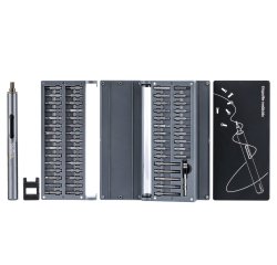 StarTech.com Tournevis de Précision Électrique - 55 Embouts - Mini Tournevis Magnétique sans Fil - Réparation Électronique, Portable, Ordinateur, Tablette & Smartphone - Tapis Magnétique