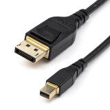 StarTech.com Cable Adaptador de 1m Mini DisplayPort a DisplayPort 1.4 Certificado por VESA - HDR de 8K 60Hz HBR3 - Cable mDP a Super UHD a DP 1.4 - Ultra HD 4K 120Hz - Cable de Vídeo para Monitor