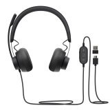 Logitech Zone 750 Casque Avec fil Arceau Bureau/Centre d'appels USB Type-C Graphite