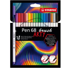 Feutre pinceau Pen 68 brush ARTY Edition, étui de 18