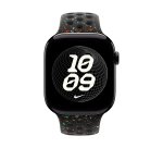 Apple MGC34ZM/A accessoire intelligent à porter sur soi Bande Noir Aluminium, Fluoroélastomère