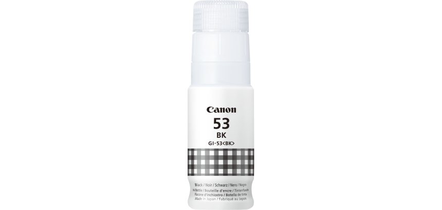 Bouteille d'encre noire Canon GI-53 pour imprimante à réservoir d'encre