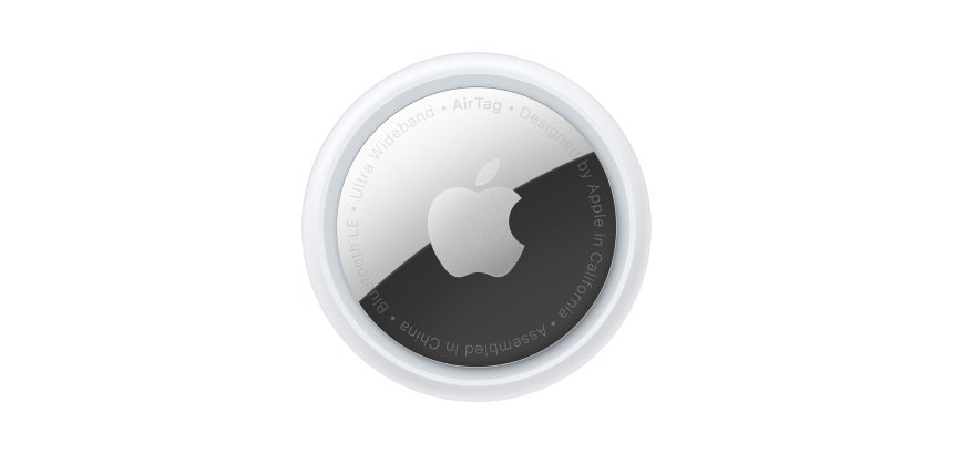 Apple AirTag Item Finder Zilver, Wit