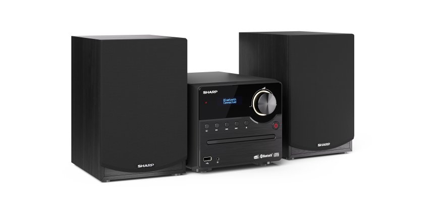 Sharp XL-B517D Home audio micro system 45 W Black