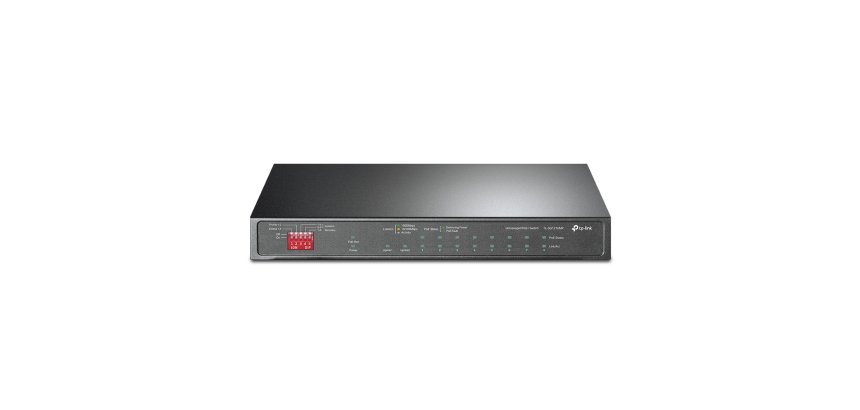 TP-Link TL-SG1210MP commutateur réseau Non-géré Gigabit Ethernet (10/100/1000) Connexion Ethernet, supportant l'alimentation via ce port (PoE) Noir